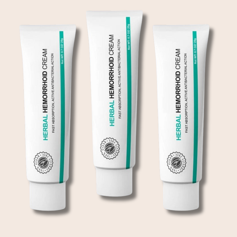 Crema para hemorroides a base de hierbas