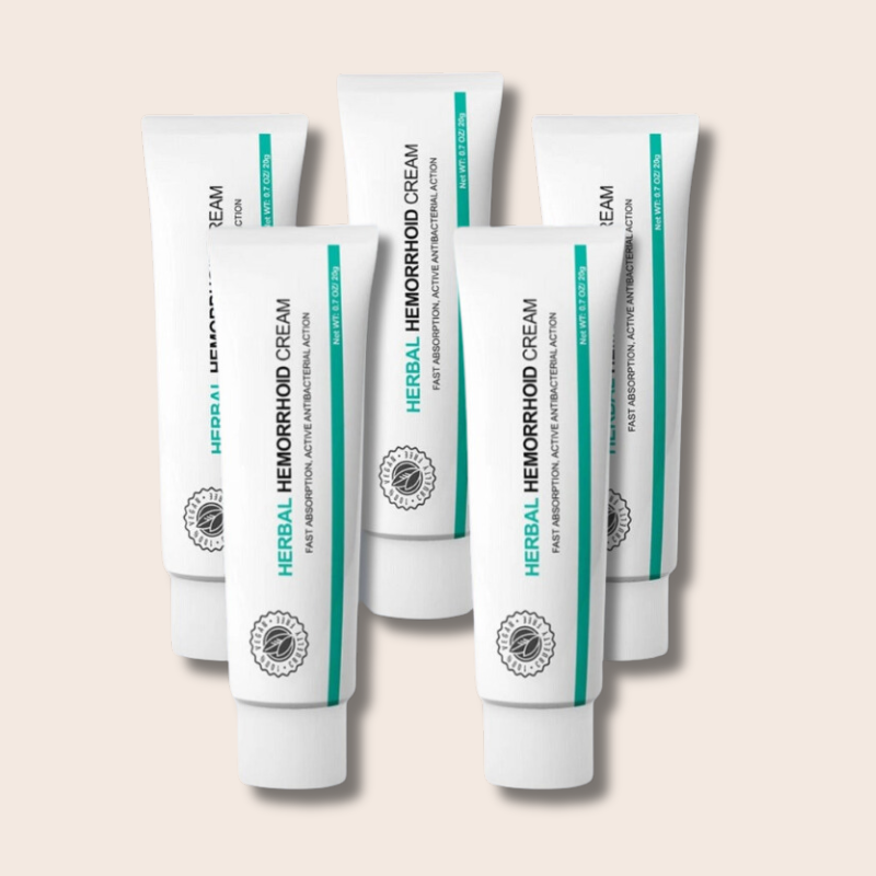 Crema para hemorroides a base de hierbas